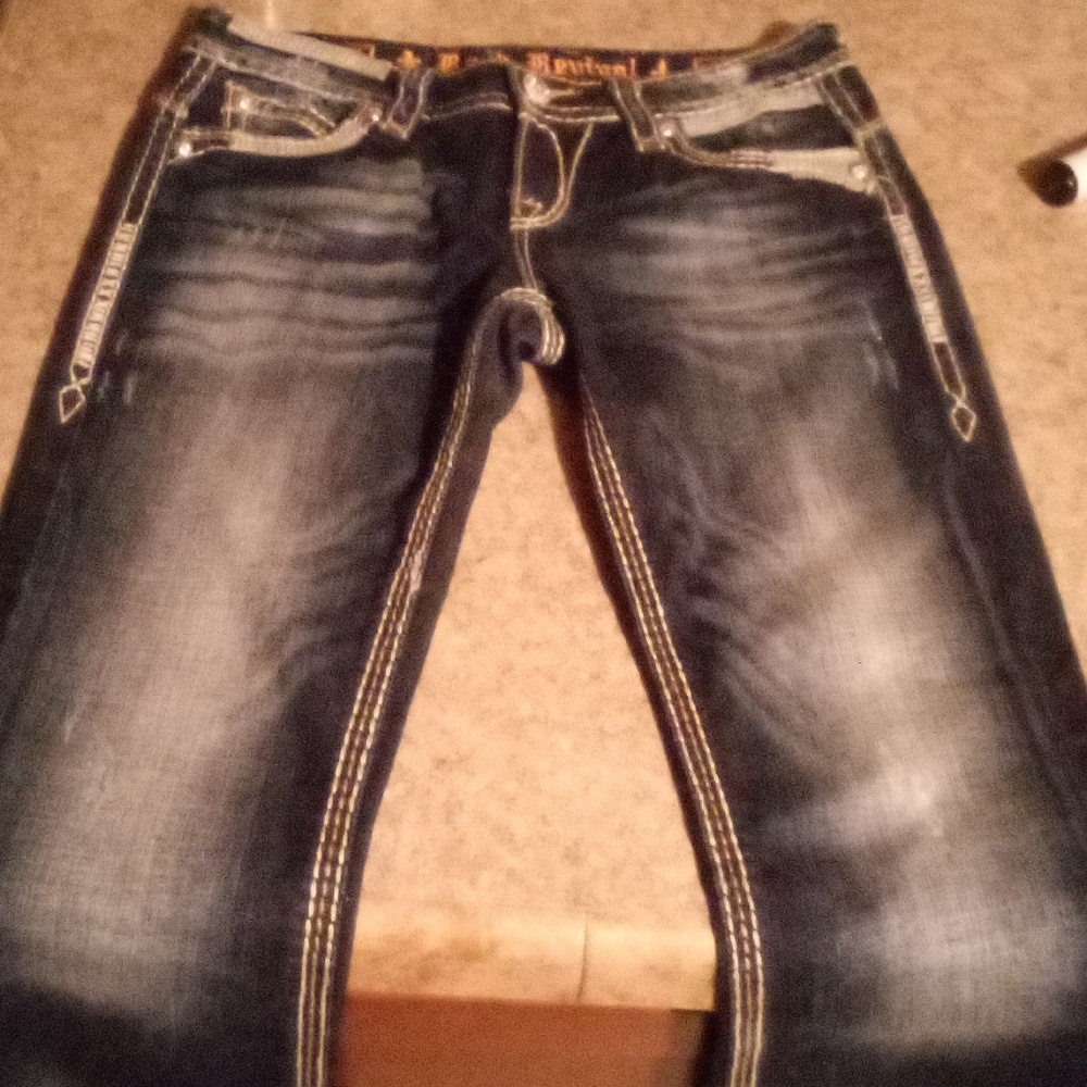 Rock Revival Roza Easy Boot Jeans Size 27